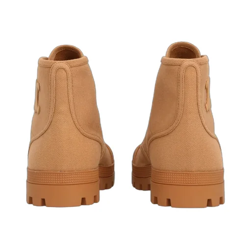 Patapans Lace Up Boot In Canvas