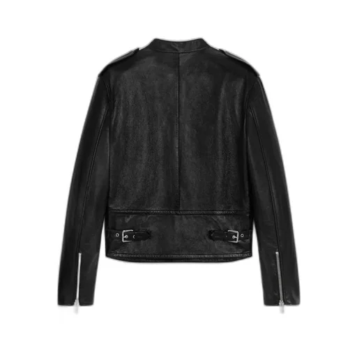 Racer Blouson Jacket In Soft Lambskin