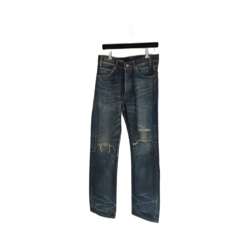 Kurt Jeans In Destroyed Blue Marble Denim