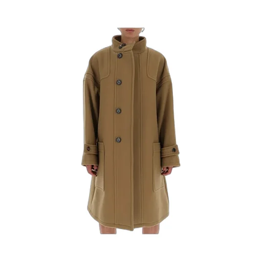 Oversized High-Neck Coat