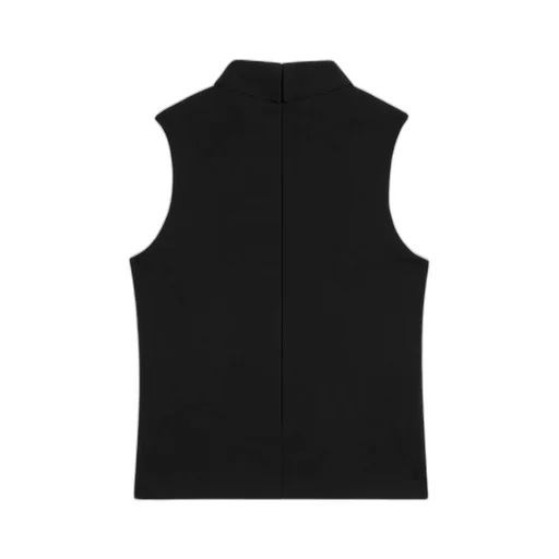 Sleeveless Turtleneck Top