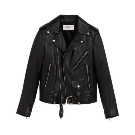 Classic Biker In Lambskin