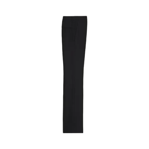 Flared Pants In Striped Wool
