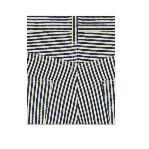 Cotton Striped Jeans