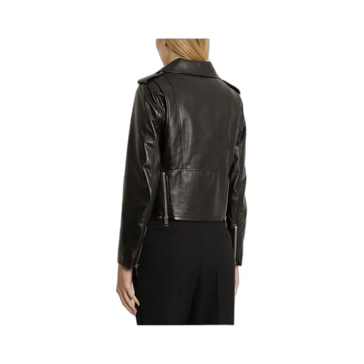 Classic Biker In Lambskin