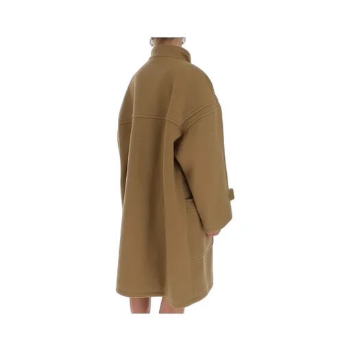 Oversized High-Neck Coat