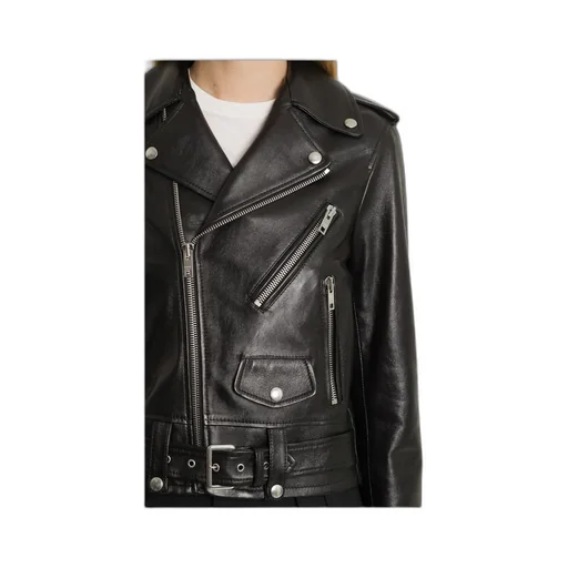 Classic Biker In Lambskin