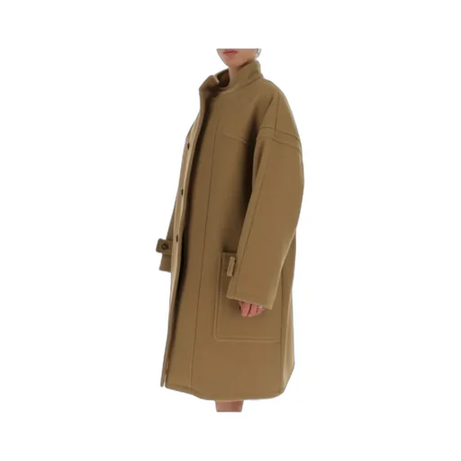 Oversized High-Neck Coat
