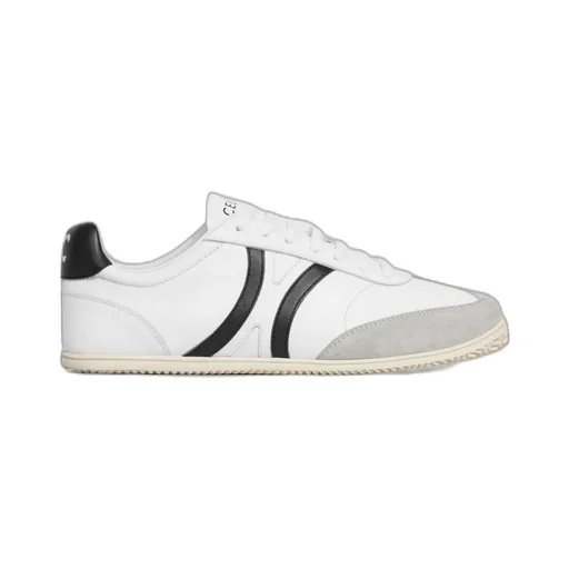 Jogger Low Lace-Up Sneaker In Calfskin & Suede Calfskin