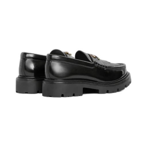 Margaret Loafer With Triomphe Frame In Polished Bull