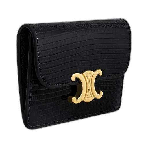 Card Holder With Flap Triomphe