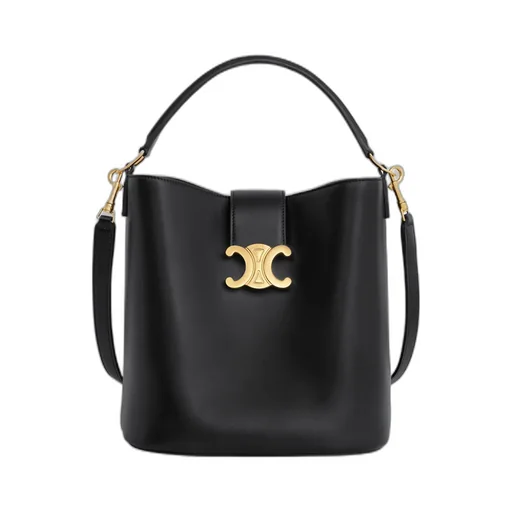 Medium Bucket Louise In Smooth Calfskin