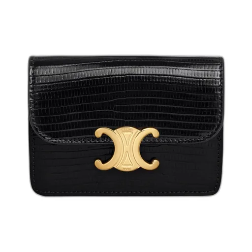 Card Holder With Flap Triomphe