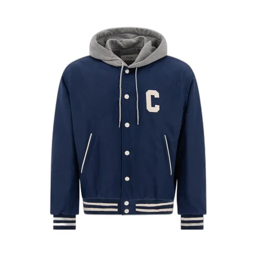 Oversized Hooded Teddy Jacket In Nylon