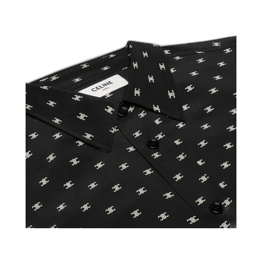 Loose Shirt In Printed Viscose