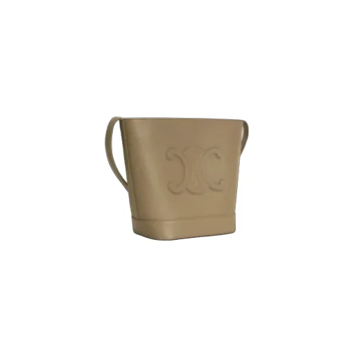 Small Bucket Cuir Triomphe In Smooth Calfskin