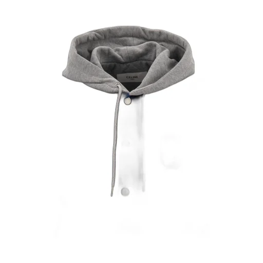 Oversized Hooded Teddy Jacket In Nylon
