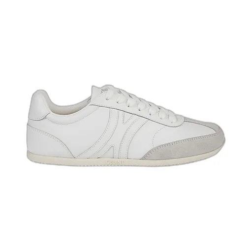Jogger Low Lace-Up Sneaker In Calfskin & Suede Calfskin