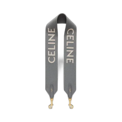 Short Strap In Wool With Celine Jacquard