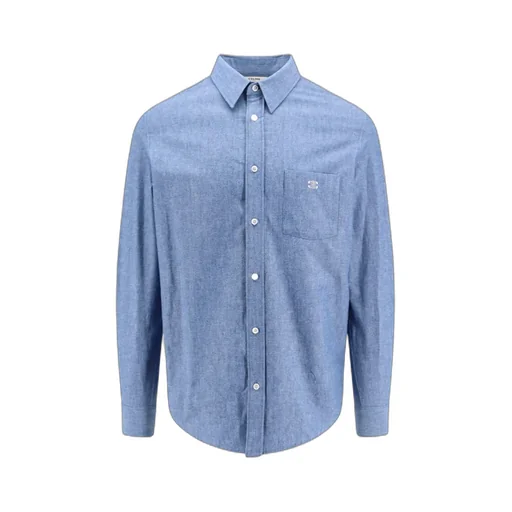 Loose Shirt In Chambray Cotton