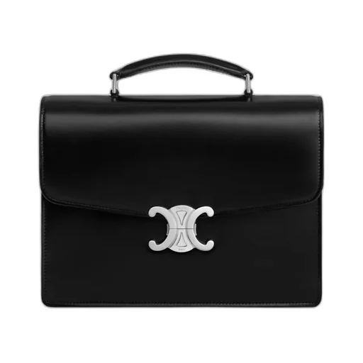 Small Cartable Triomphe In Shiny Calfskin