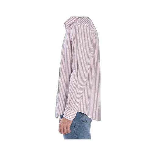 Loose Shirt In Striped Cotton Poplin