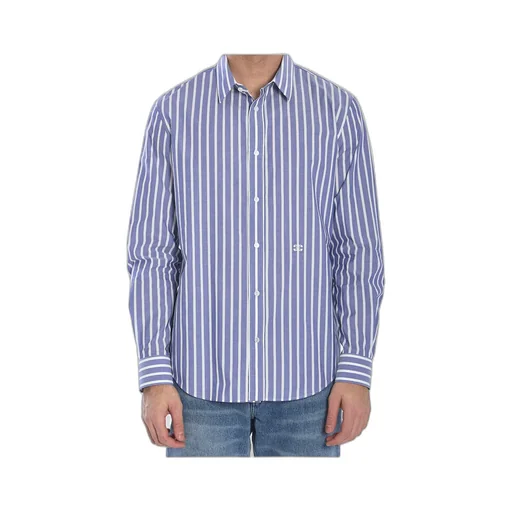 Loose Shirt In Striped Cotton