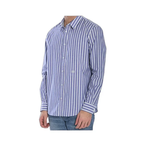 Loose Shirt In Striped Cotton