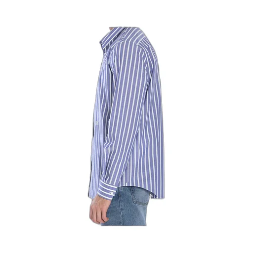 Loose Shirt In Striped Cotton