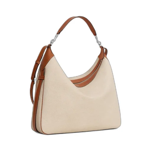 Romy Weekend Bag In Textile And Calfskin