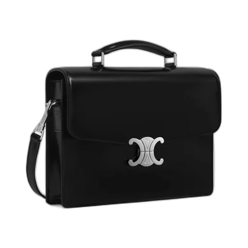 Small Cartable Triomphe In Shiny Calfskin