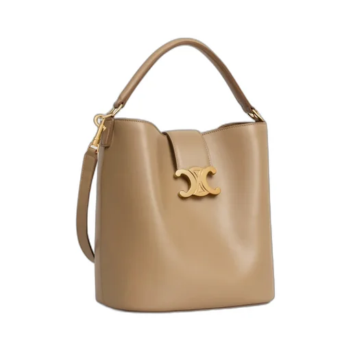 Medium Bucket Louise In Smooth Calfskin