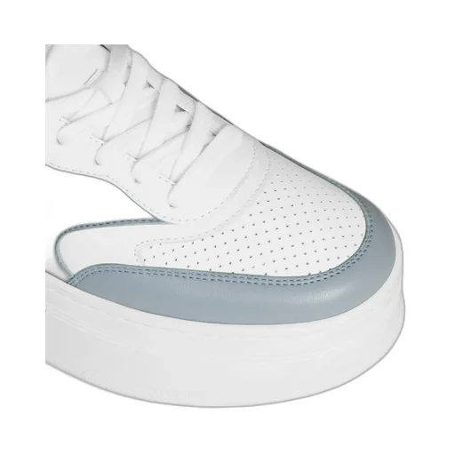 Block Sneaker With Triomphe In Calfskin