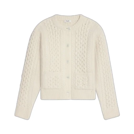 Triomphe Cardigan In Aran Wool
