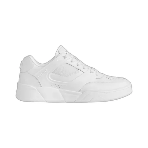 Trainer Ct-09 Low Lace-Up Sneaker In Calfskin And Mesh