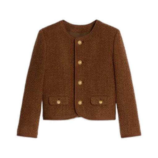 Chelsea Jacket In Mohair Wool Tweed