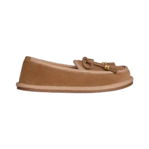 Boubou Slippers In Suede Calfskin