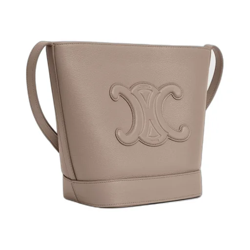 Small Cuile Triomphe Logo Bucket Bag