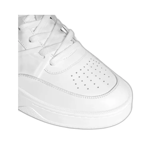 Trainer Ct-09 Low Lace-Up Sneaker In Calfskin And Mesh