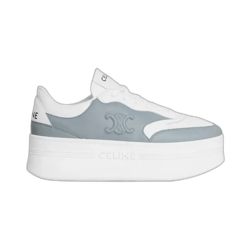 Block Sneaker With Triomphe In Calfskin