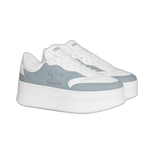 Block Sneaker With Triomphe In Calfskin