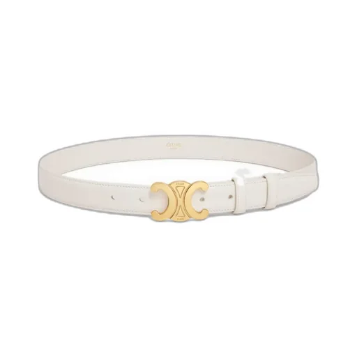 Medium 25Mm Triomphe Belt In Taurillon Leather