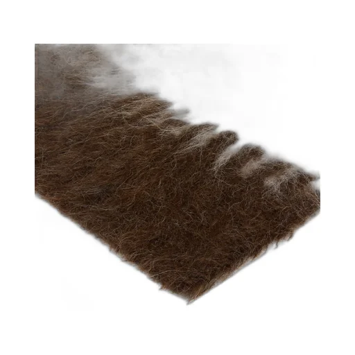 Scarf In Brushed Fair Isle Alpaca Wool
