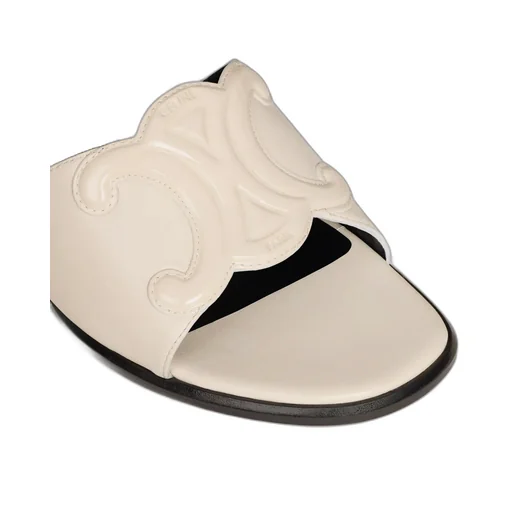 Clemence Mule In Lambskin And Patent Calfskin