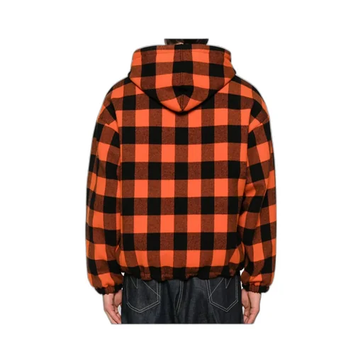 Windbreaker In Check Wool