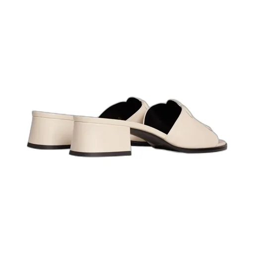 Clemence Mule In Lambskin And Patent Calfskin