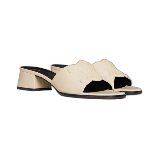 Clemence Mule In Lambskin And Patent Calfskin