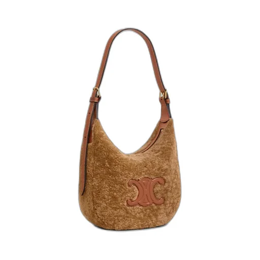 Small Heloise Bag In Shearling And Calfskin