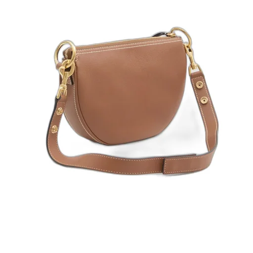 Zip-Open Shoulder Bag