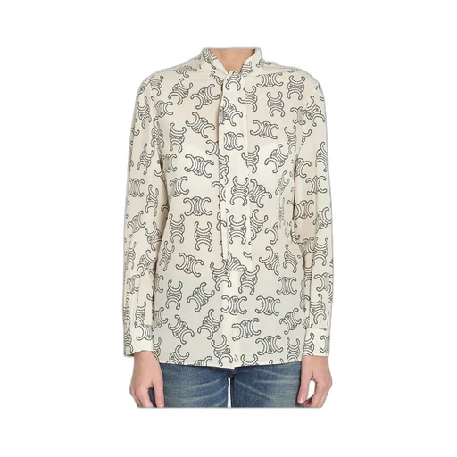 LavalliÈRe Blouse In CrÊPe De Chine